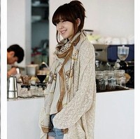 New winter cotton shawl scarves clock Voile Scarf (Yellow)