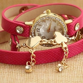 Fashion set auger belt winding bracelet watch