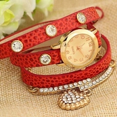 Creative fashion trend belt wrapped bracelet watch