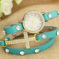 Fashion Belts wound bracelet watch