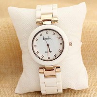 Fashion ceramic bracelet watch