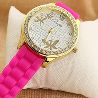 Diamond casual watch
