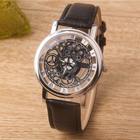 Transparent hollow fashion watches