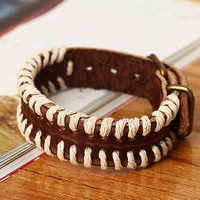 Retro Fashion Leather Bracelet