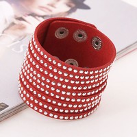 Korea cashmere striped bracelet