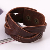 Leather bracelet