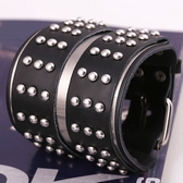 Punk leather rivets Bracelet
