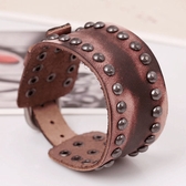Retro Rivet Leather Bracelet