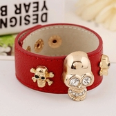 PU skull bracelet