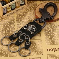 Vintage Leather Keychain