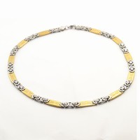 Stainless steel vintage necklace