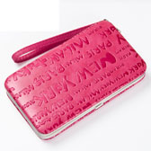 Fashion Multifunctional pencil case with embossed Women Wallets