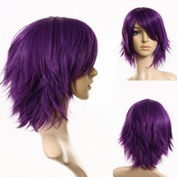 cosplay purple fashion wigs