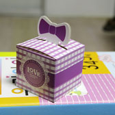 (100PCS,S)Bowknot Candy Boxes