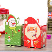 (100PCS) Christmas Apple Candy Boxes