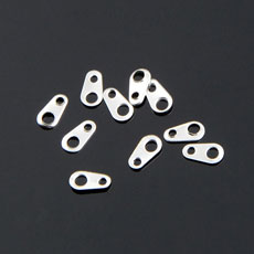 7*4mm Iron Chain Tabs Hole: 2mm, 1mm