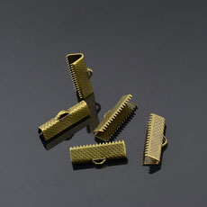 20MM Iron Ribbon Ends, Rectangle