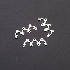 Iron Chandelier Components,Alloy Links,Silver color,Size: about 27mm*9mm, Hole:1mm