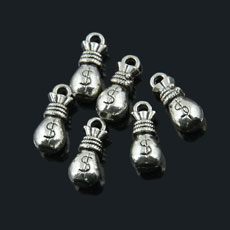 Tibetan Style Metal Pendant,Cross,Alloy,Antique Silver Color,size:28mm*17mm,hole:2mm