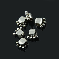 Tibetan Style European Beads,Foot,Alloy,Antique Silver Color,size:12mm*7mm*14mm,hole:5mm