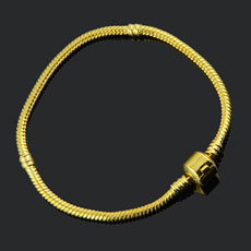 Brass European Bracelet Chain,Nickel Free, Thickness 3.2mm,4.3mm,long:19.5cm