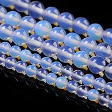 4MM Round Opal Beads