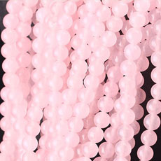 6MM Natural Ice Kinds Of Pink Crystal Round Loose Beads