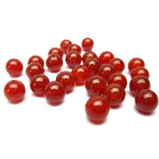 4MM Natural 4A Red Agate Round Loose Beads