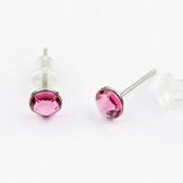 Austria crystal crystal earrings elements - Love in the ears (Rose)