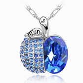 Austria crystal crystal necklace elements - the temptation of Eve (blue)