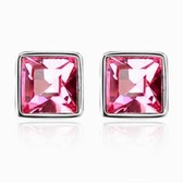 Austria crystal Crystal earrings - to meet (Rose)