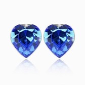 Crystal Earrings Austria crystal - a soft spot (blue)