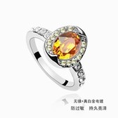Austria crystal Ring - If poetry (yellow crystal) 11-13-15