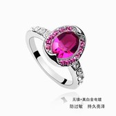 Austria crystal Ring - If poetry (purple) 11-13-15