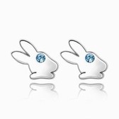 Austria crystal Crystal Earrings - Playboy (navy blue)
