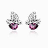 Austria crystal crystal ear elements - similar to (purple