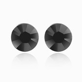 Austria crystal Crystal Earrings - Love in the ear (black)