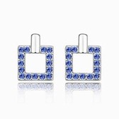 Crystal Earrings Austria crystal - Su Yan (blue)