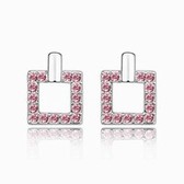 Crystal Earrings Austria crystal - Su Yan (light Rose)