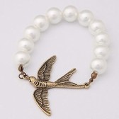 Korean - retro fashion swallow bird trade in Europe and America pearl bracelet