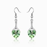 Austria crystal crystal elements - the mind is willing Earrings (olive)