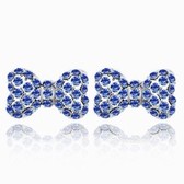 Austria crystal Crystal Ear - Dream fans bow (blue)