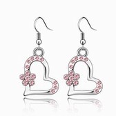 Earrings Austria crystal - Spring (Light Rose)