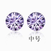 Austria crystal Crystal earrings - shine (Violet)