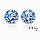 Austria crystal Crystal earrings - shine (light blue)