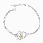 Austria crystal bracelet - the heart have (yellow)