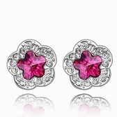 Austria crystal Crystal earrings - language Dream (Purple)