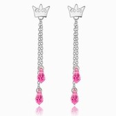 Austria crystal Crystal Earrings - Full House (Rose)