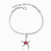 Austrian Crystal bracelet - Starfish Love (Rose)