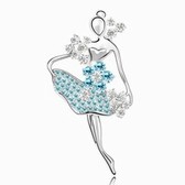 Import Crystal brooch - Ballet Girl (Highland)